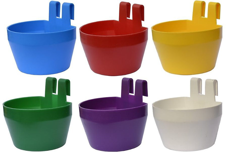 Supa Plastic Cage Cups Assorted Colours