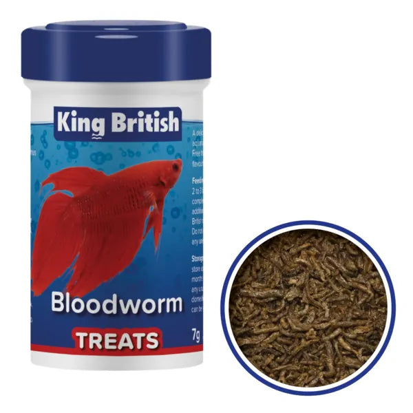King British Bloodworm Fish Treats