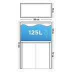 Roma 125 LED Black (Aquarium only)