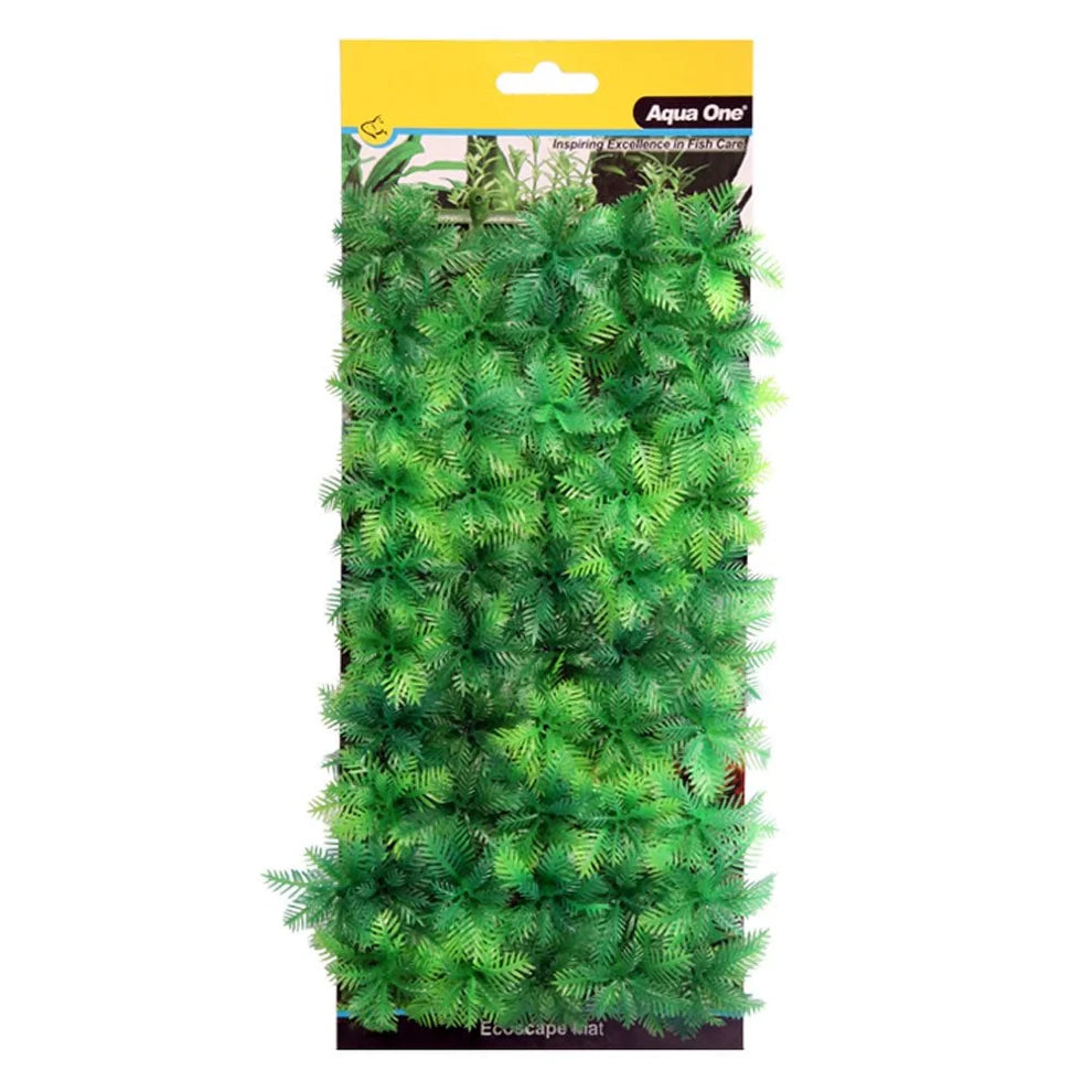 Aqua One EcoScape Aquarium Fish Tank Plastic Plant Mats (Fern)