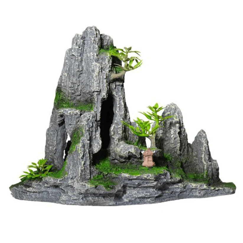 Aqua One Grey Landscape Scenic Rock - Medium