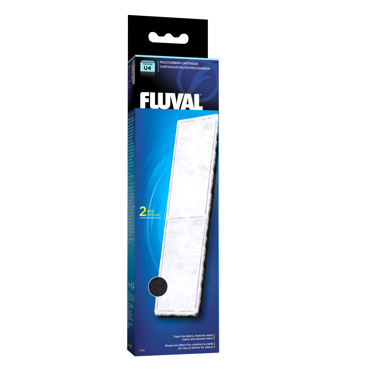 Fluval U4 Poly/Carbon Cartridges x 2