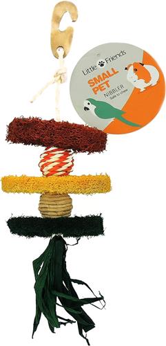 Little Friends Triple Loofah Nibbler Hanging Toy - 300mm