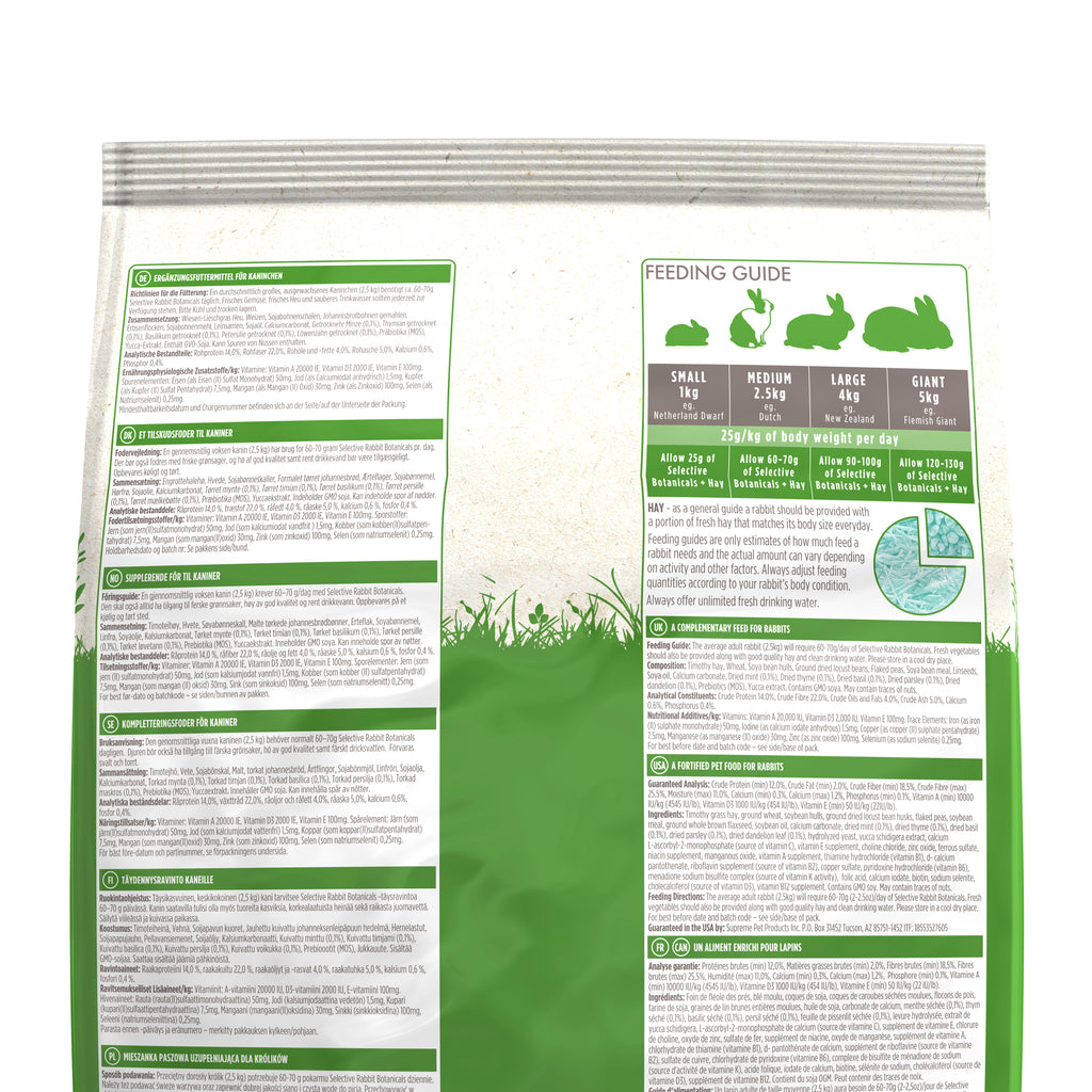 Selective Botanicals Rabbit Food (1.5kg)