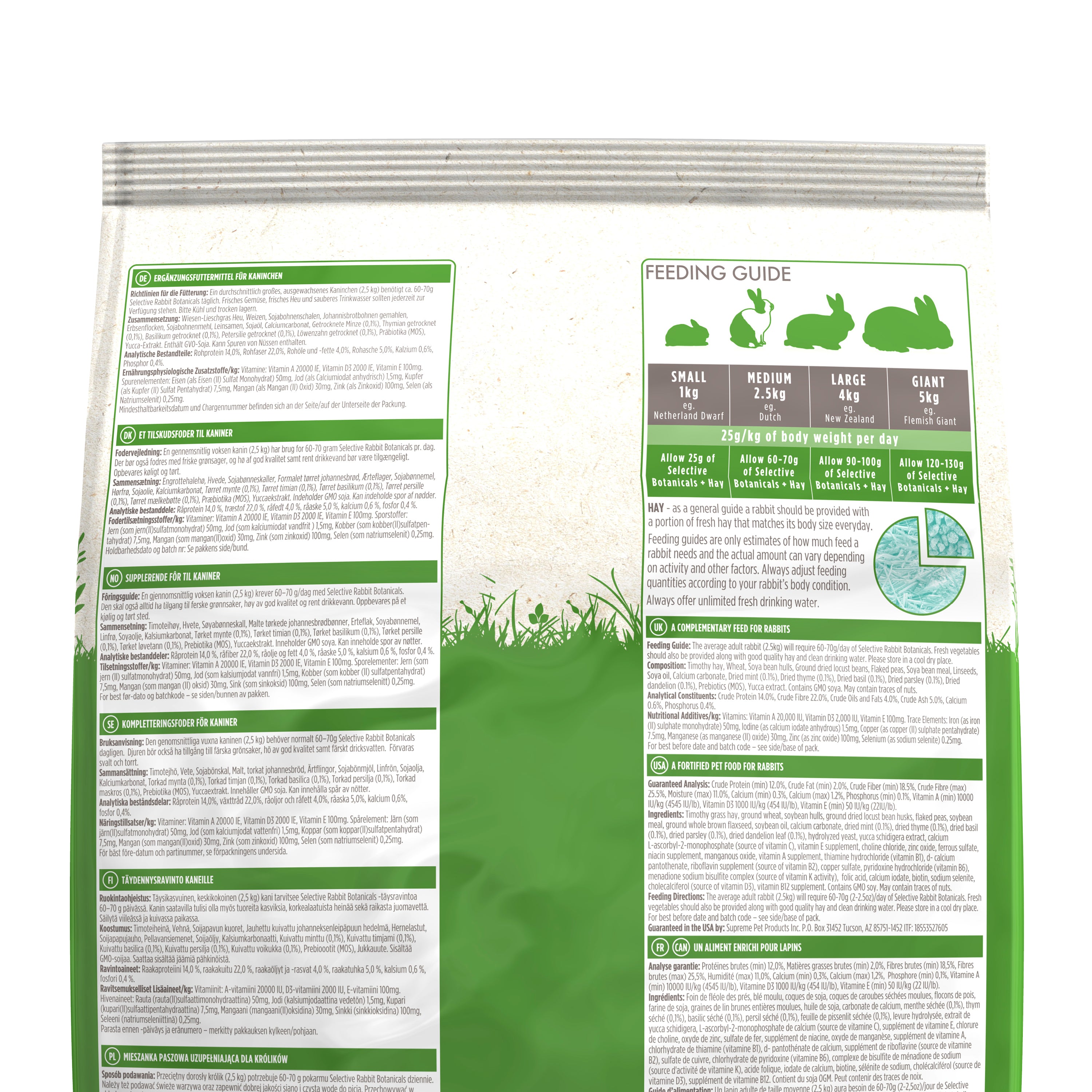 Selective Botanicals Rabbit Food (1.5kg)