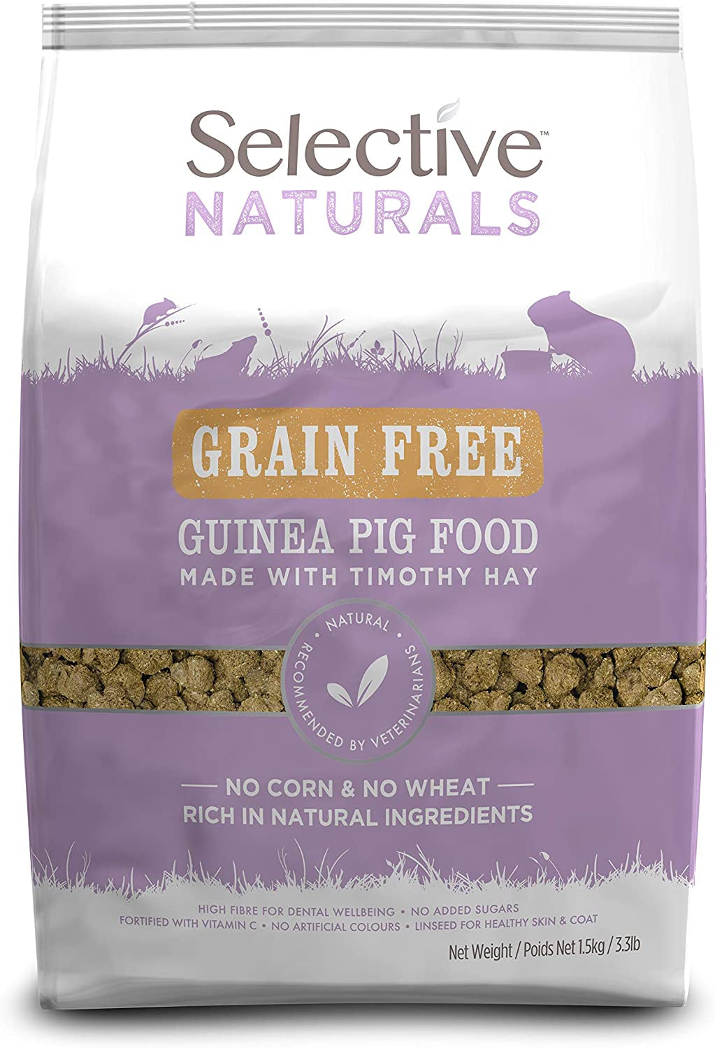 Supreme Science Selective Naturals Grain Free Food For Guinea Pigs 1.5kg