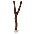 Pet Ting Natural Wooden Y Perch for Canary Finch Budgie Cockatiel Parrot - 30cm
