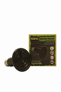 Komodo Ceramic Heat Emitter Black 150w