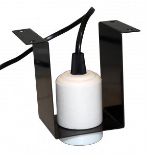 Ceramic Lamp Fixture & Mounting Bracket
