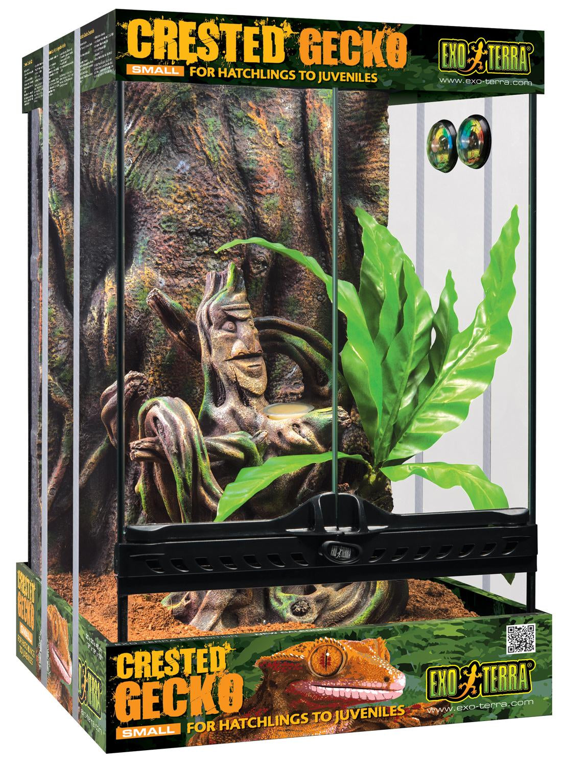 Exo Terra Crested Gecko Kit Small (30x30x45cm Tall)
