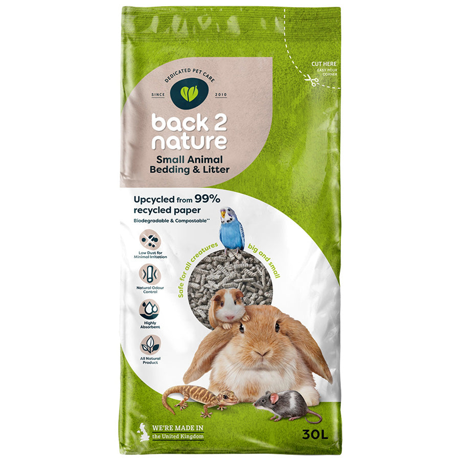Back 2 Nature Small Animal Bedding & Litter (30L)