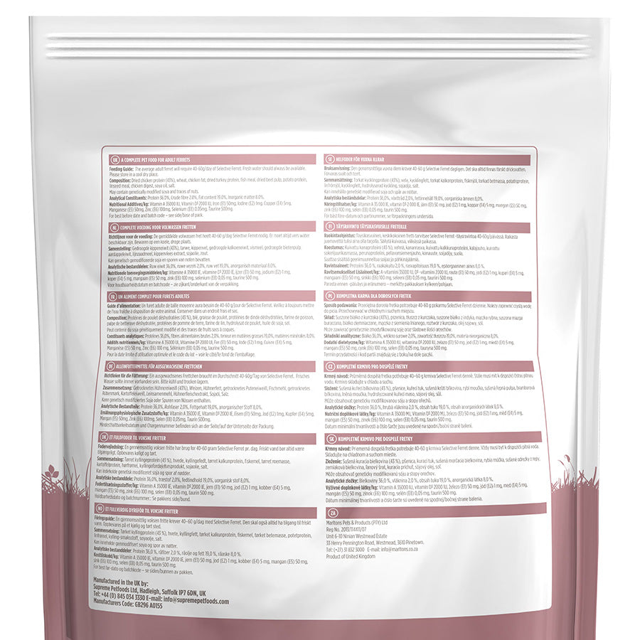 Selective Ferret Chicken & Turkey (2kg)