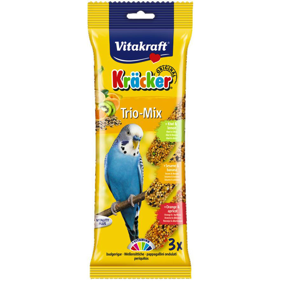 Vitakraft Kracker Budgie (Trio Mix)