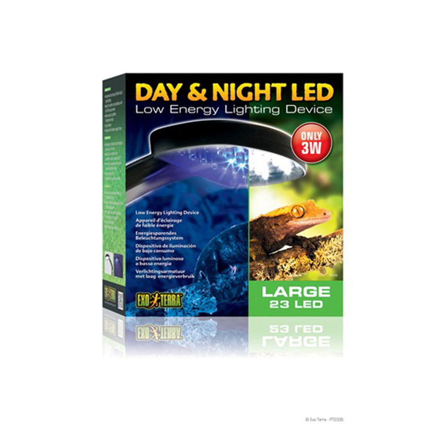 Exo Terra Day & Night LED Light Fixture Large (22 white/2 blue LED)