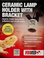 Peregrine Ceramic Lamp Holder WITH Bracket
