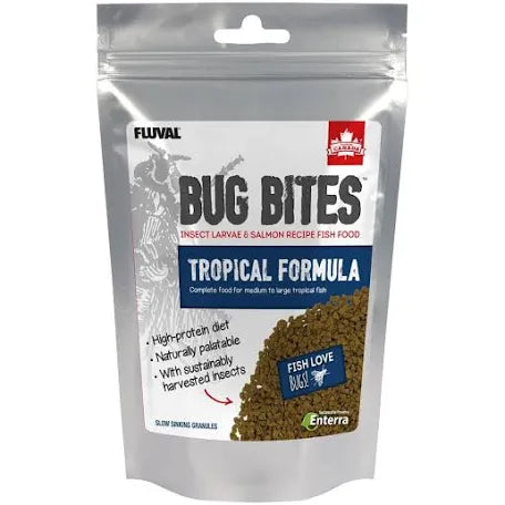 Fluval Bug Bites Med/Lg Tropical 45g