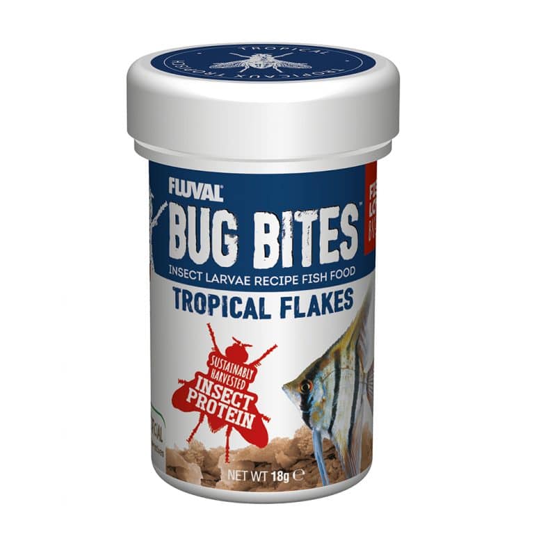 Fluval Bug Bites Tropical Flakes 45g