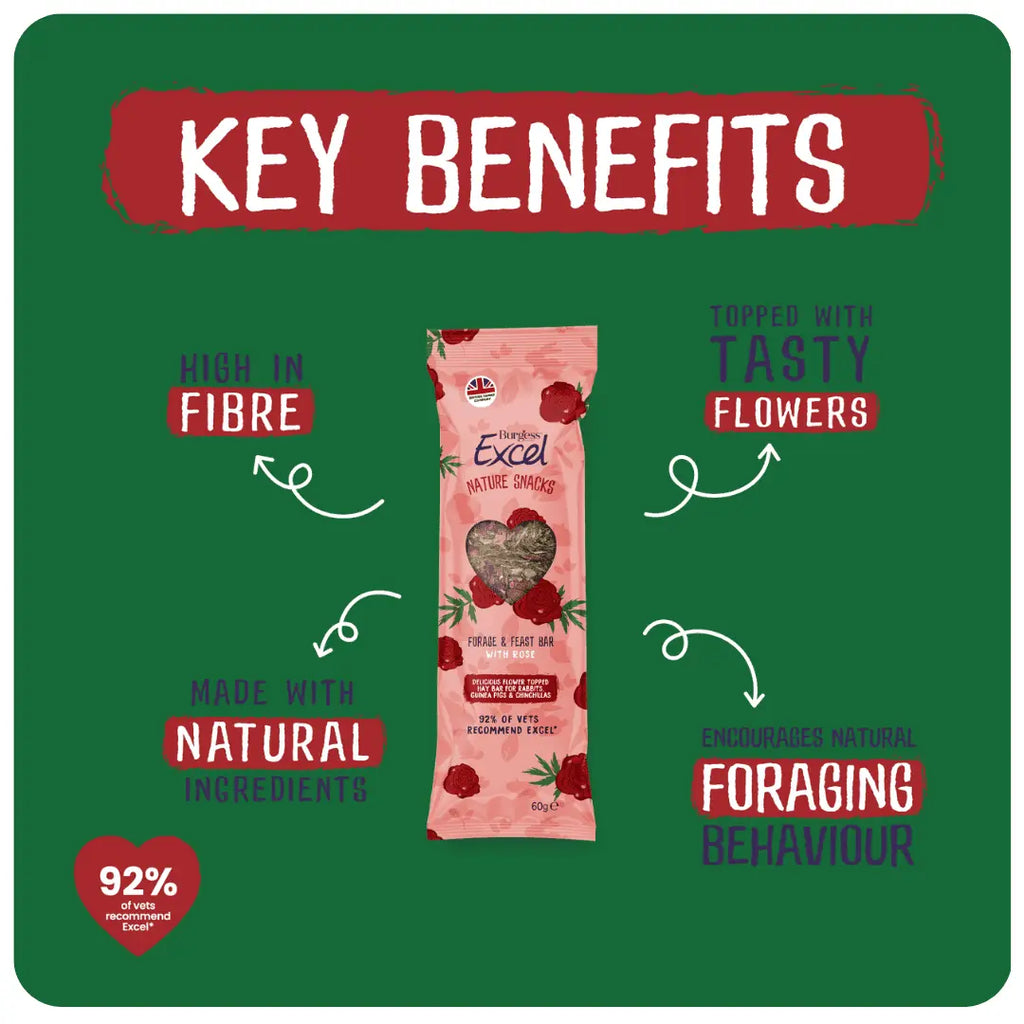 Burgess Excel Forage & Feast Bar Rose