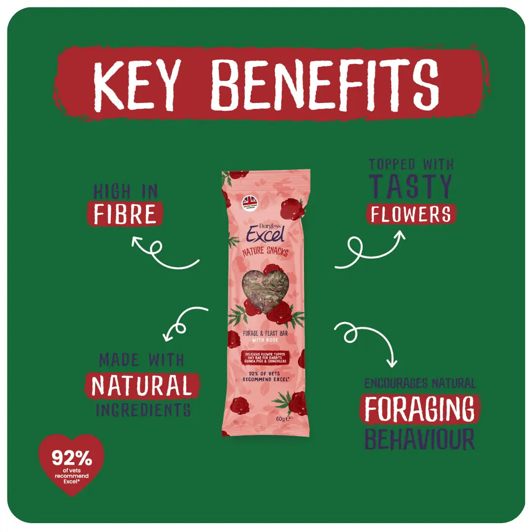Burgess Excel Forage & Feast Bar Rose