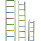 The Bird House` Wooden Multi-Coloured Ladder suitable for Birds, 92cm