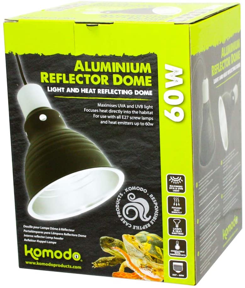 Komodo Aluminium Reflector Dome, 14 cm