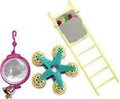 Happy Pet - Fun At The Fair Bird Toy Multipack Mirror/Ladder/Carousel
