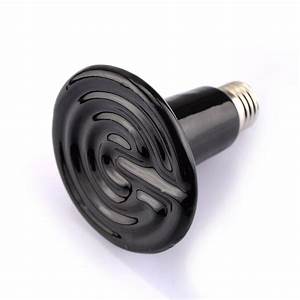 Ceramic Heat Emitter Black 50W
