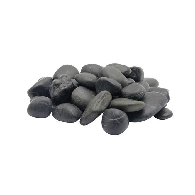 Marina Gravel Natural Black Pebble 2kg 12-18mm