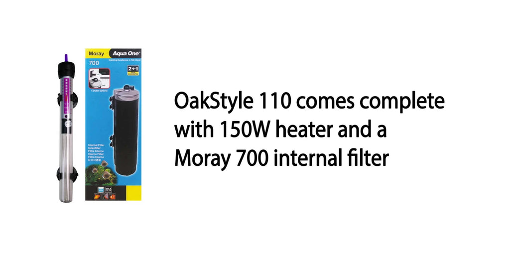 Aqua One Oak Style 110 Urban (Aquarium Only)