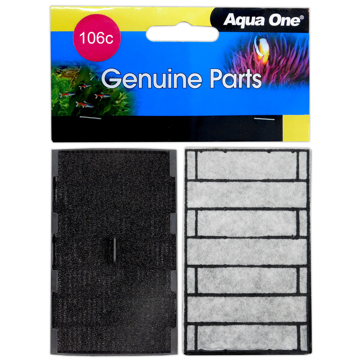 Aqua One 106c Carbon Cartridge (2pk)