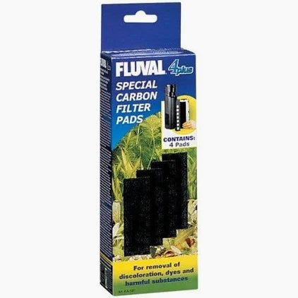 Fluval 4 Plus Special Carbon Filter Pads (4 x Pack)