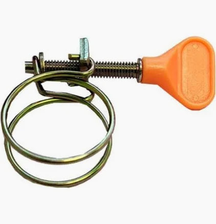 Hose Clip Double Wire 24mm - 32mm (Orange)
