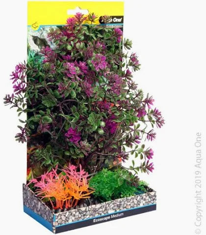 Aqua one Ecoscape Catspaw Tree Purple (M, 24cm)
