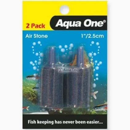 Aqua One Airstone Cylinder 1in / 2.5cm (2pk)
