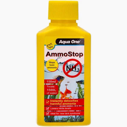 AquaOne Aqua One AmmoStop 150ml (treats 1500L)