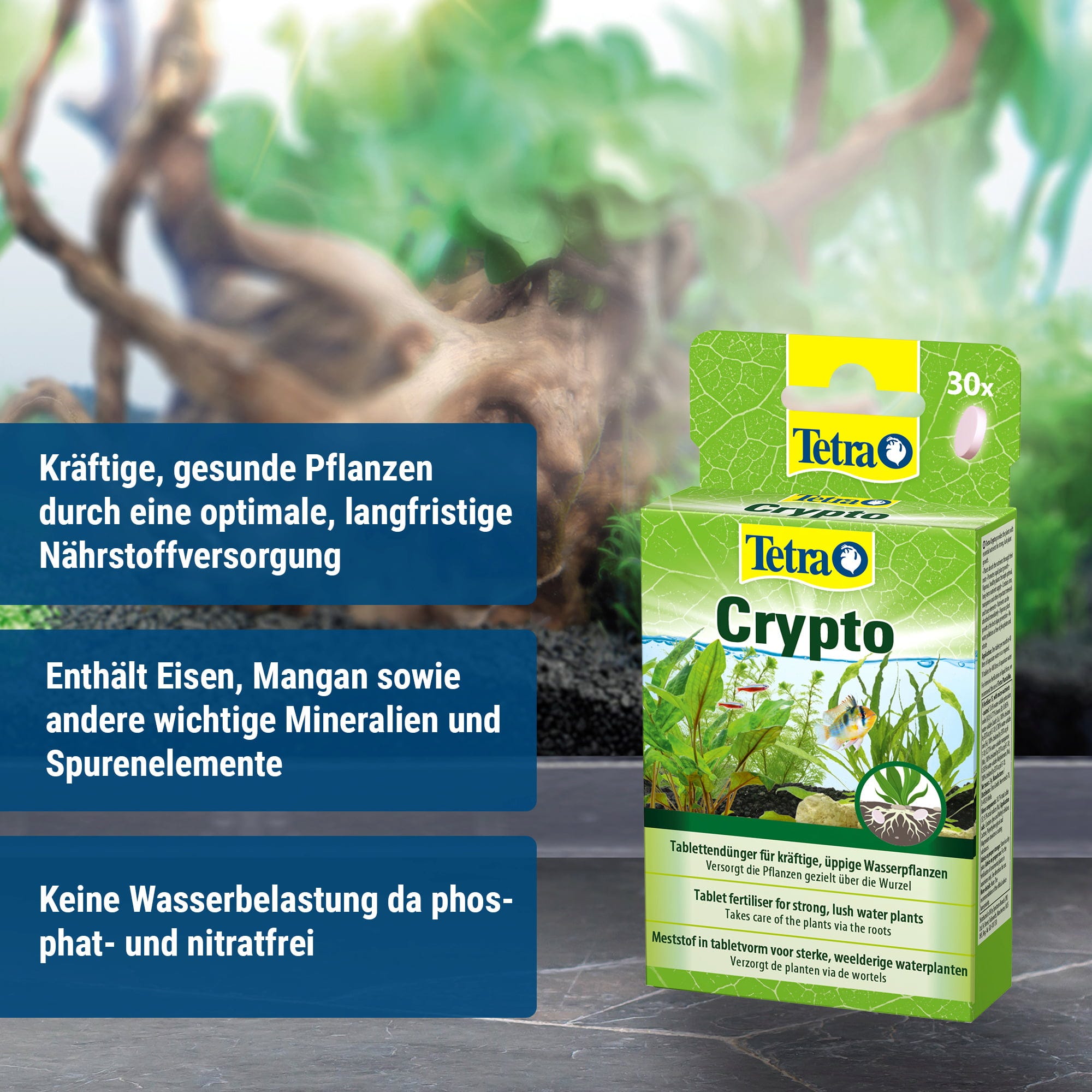 Tetra Plant Crypto (30 Tablets)